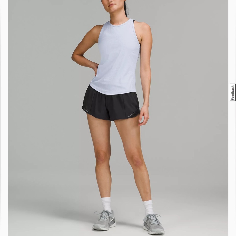 Lululemon Hotty Hot Low-Rise Lined Short 2.5" - Black - Size 6 Running training